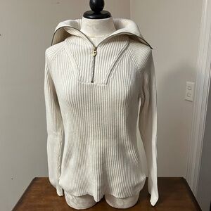 Ralph Ralph Lauren cream ribbed sweeter, size L